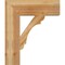 Ekena Millwork Olympic Block Rough Sawn Bracket, Western Red Cedar, 6"W x 22"D x 26"H BKT06X22X26OLY05RWR - alternate 2